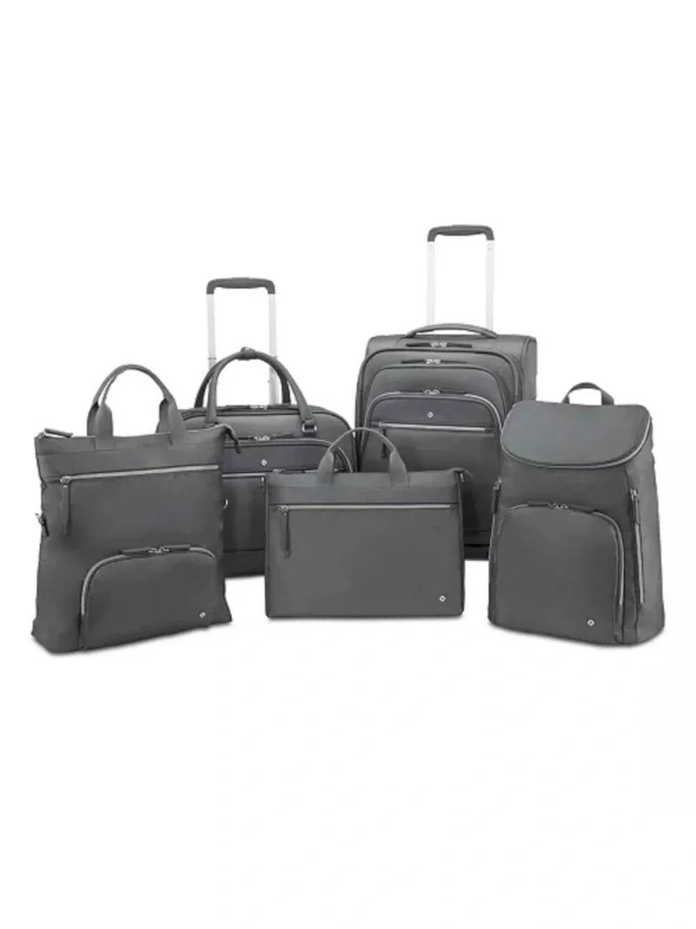 Samsonite Gray Convertible Laptop Tote Backpack